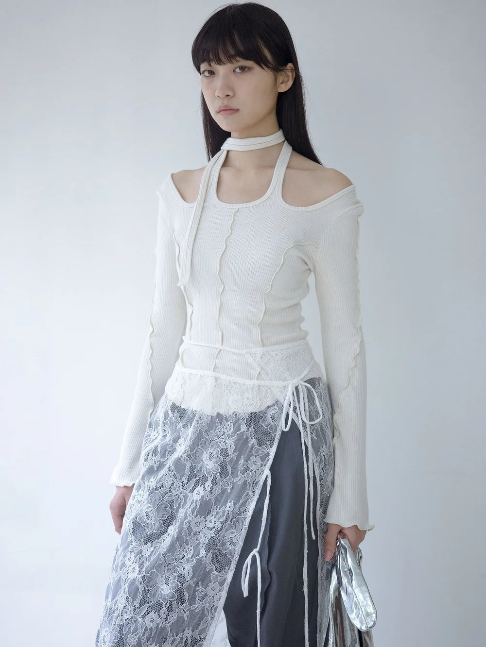 Pina Multiway Rib Top - Ivory