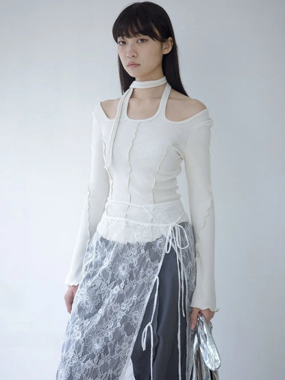 Pina Multiway Rib Top - Ivory