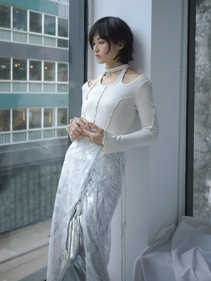 Pina Multiway Rib Top - Ivory