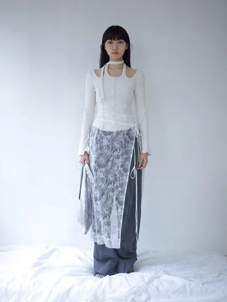 Pina Multiway Rib Top - Ivory