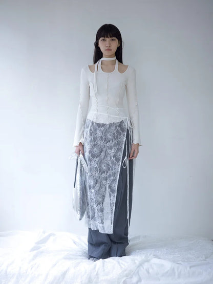 Pina Multiway Rib Top - Ivory