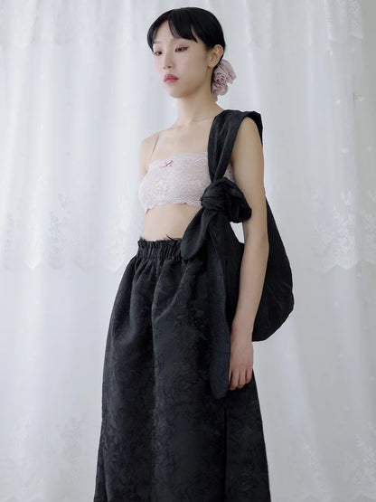 Marie Lace Scrunchies - Pink