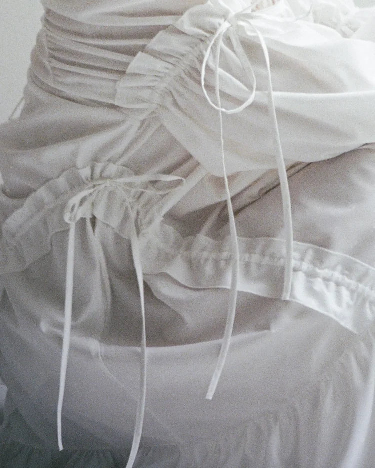 Rosie Puff Sleeve Blouse - White