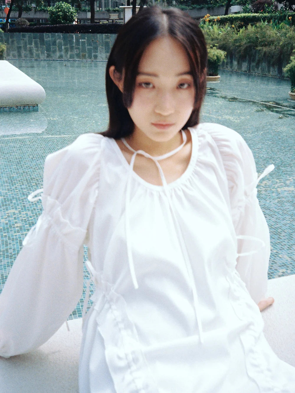 Rosie Puff Sleeve Blouse - White