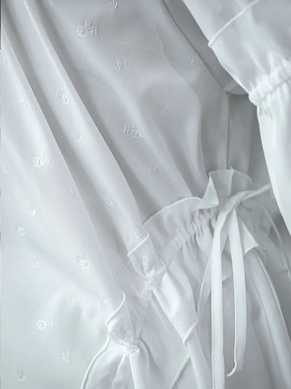 Rosie Puff Sleeve Blouse - White