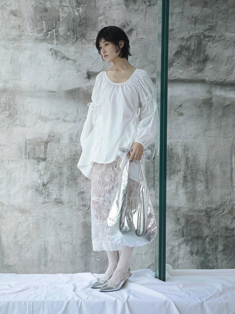 Rosie Puff Sleeve Blouse - White