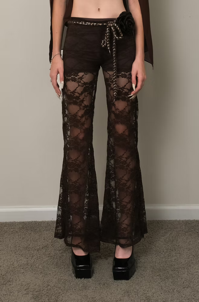 ELYSIENNE LACE PANTS