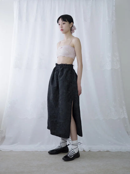 Ruby Lace Crop Top - Pink