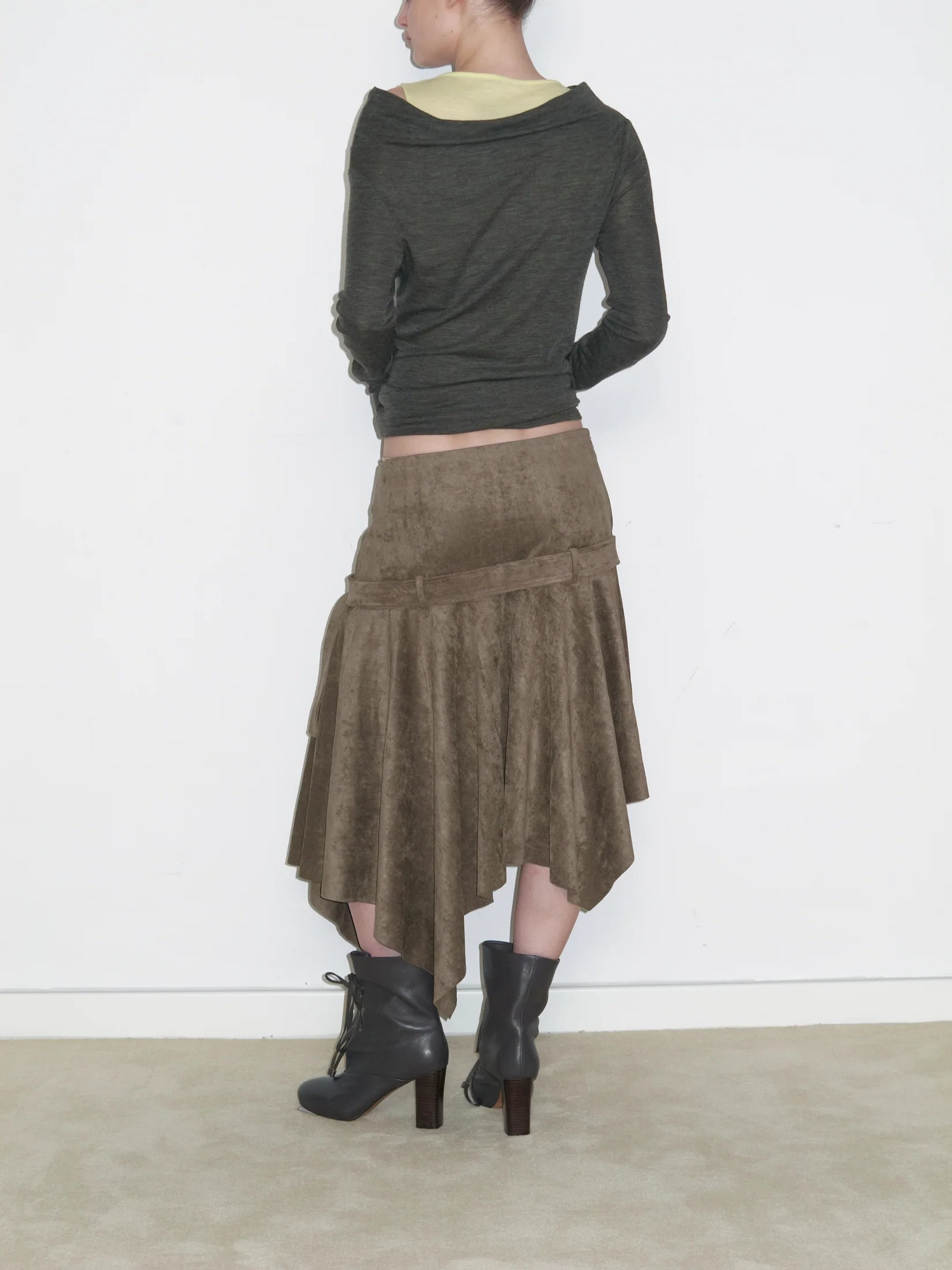 Madelin Suede Skirt