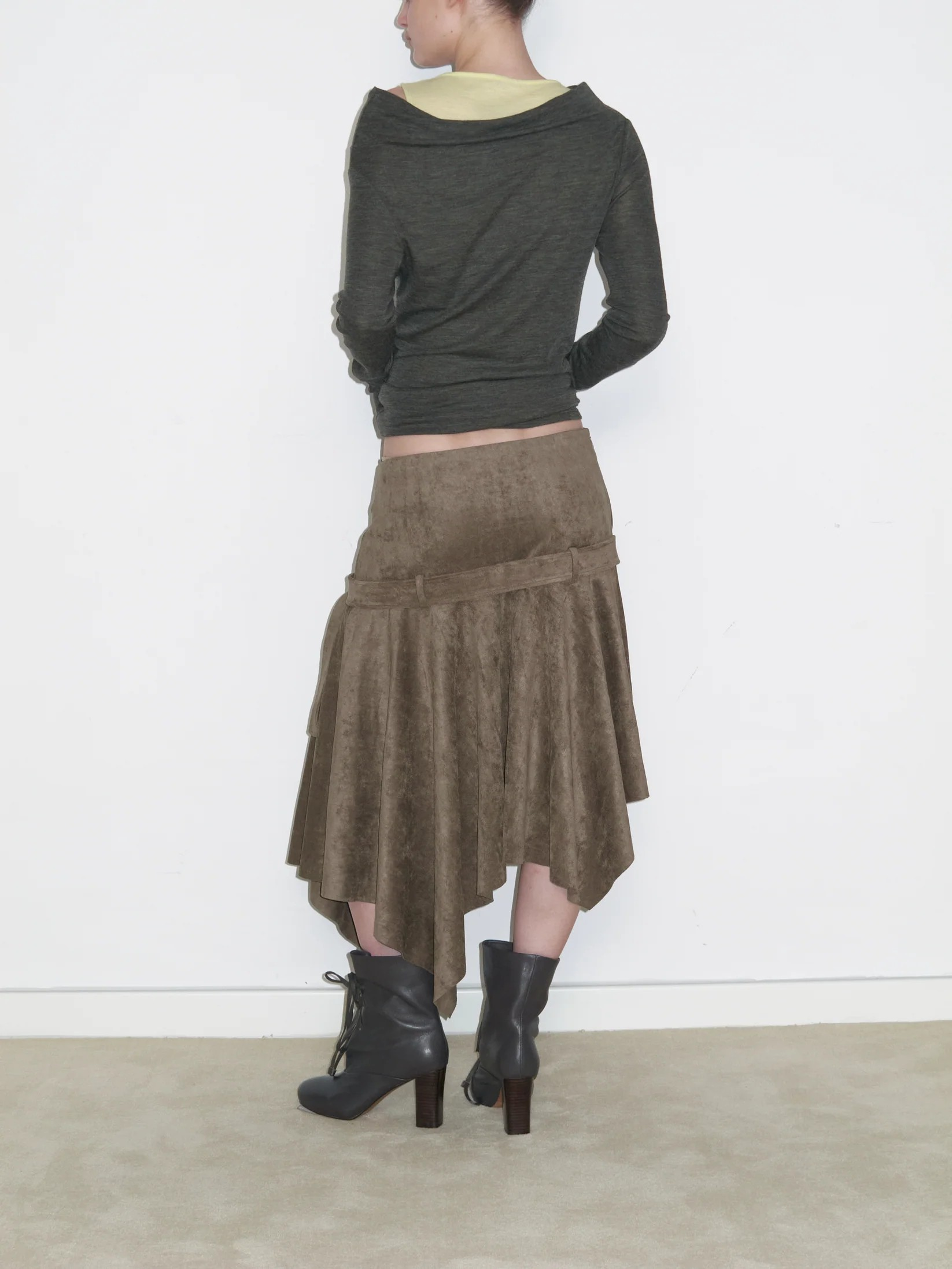 Madelin Suede Skirt