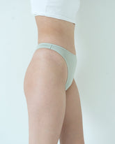 highwaist thong panty in sage green