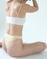 highwaist thong panty in lemon
