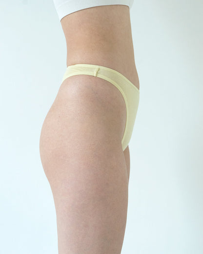 highwaist thong panty in lemon