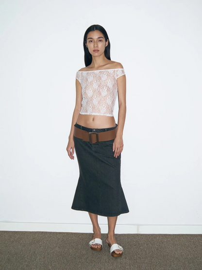 Nerissa Denim Skirt